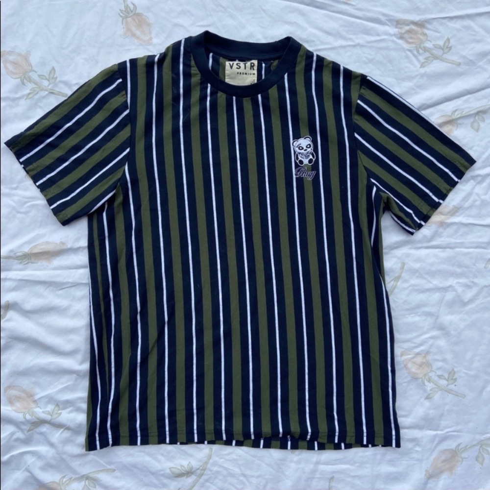 🎀Zumiez VSTR Striped Shirt🎀
